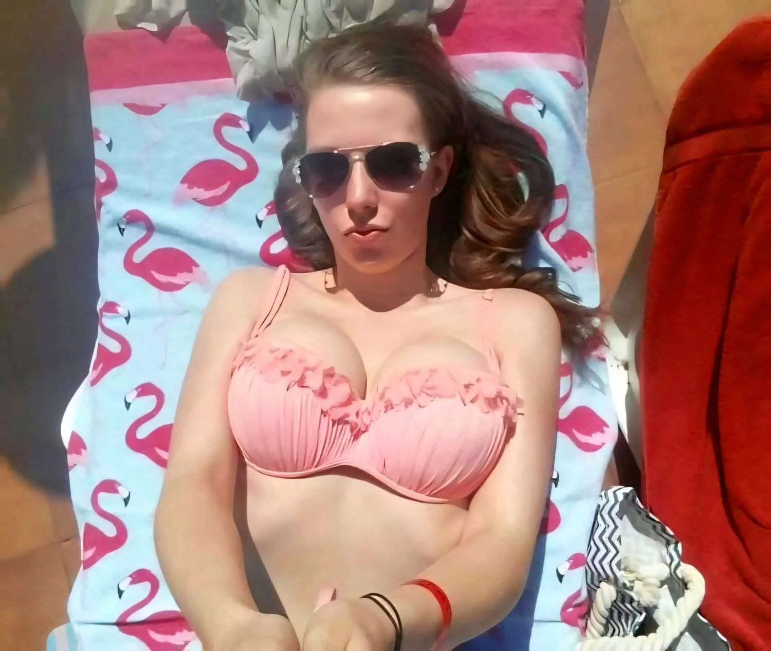 Brunette UK Scottish Chav Slut image 15