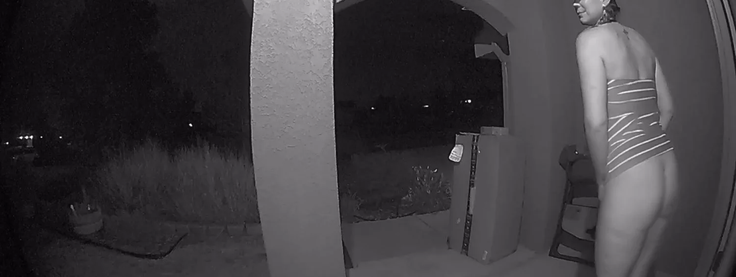 Think the neighbors saw this slut? image 4