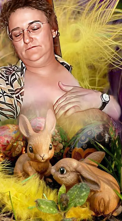 Slut Chrissy wishing everyone a happy Easter cover image
