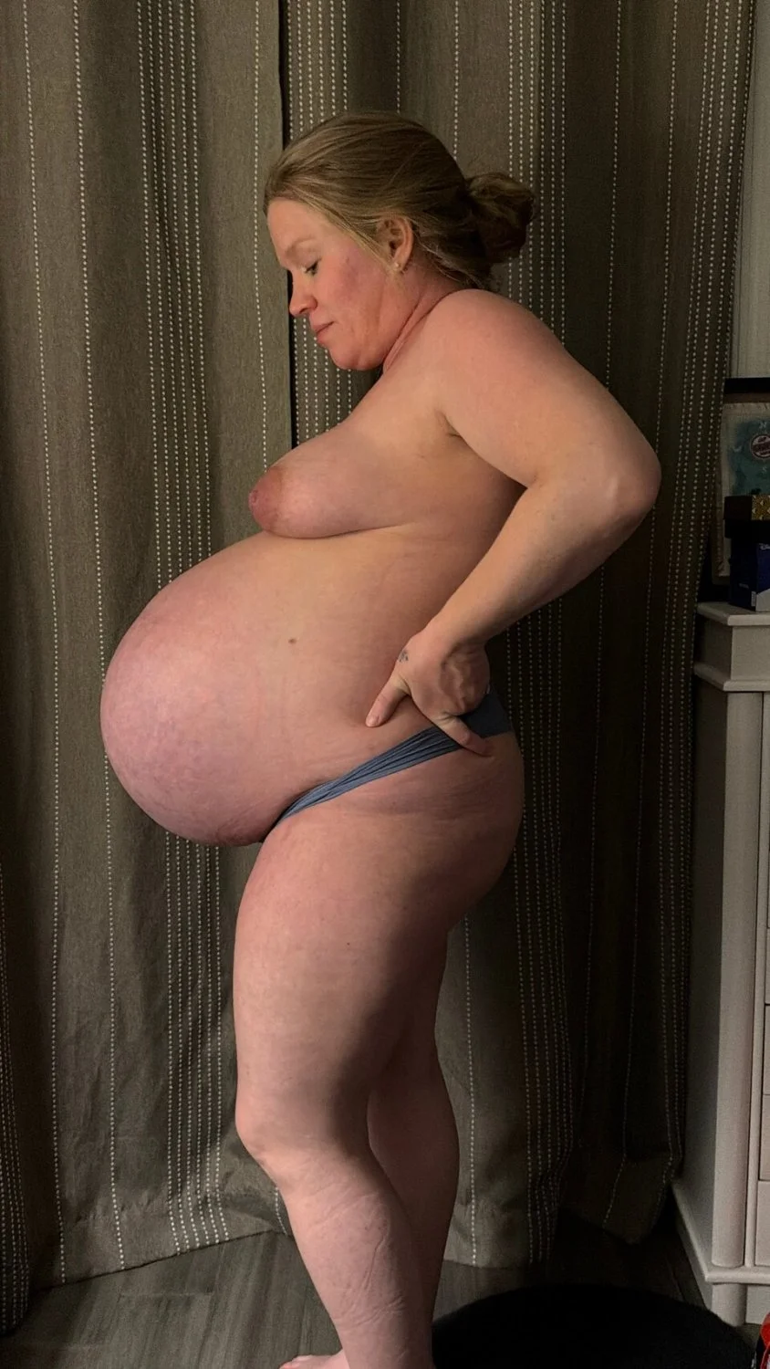 huge pregnant blonde milf fucks and sucks image 5