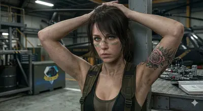 quiet (mgs5) (ai generated) cover image