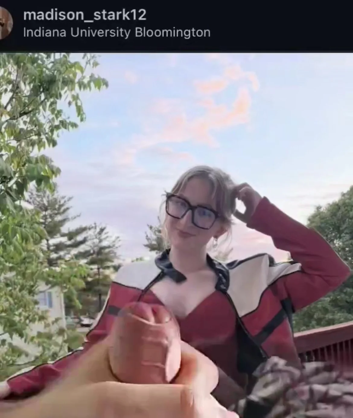 College Madison Stark Getting Tribbed image 3