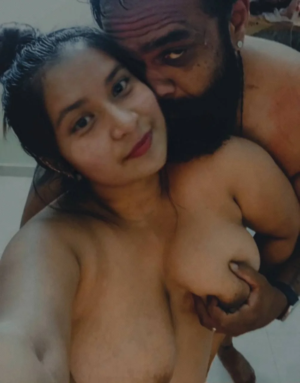 Indian babe Prathishta Chaudhary receives cum on her milky tits image 22