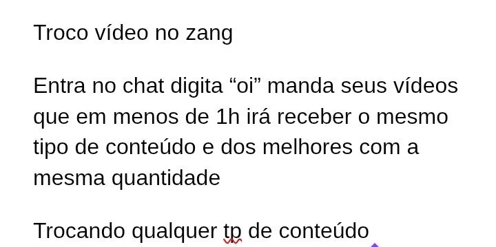 Troca vídeos zangi aqui 👇🏻 image 2