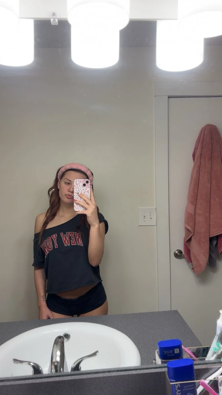 Just a redhead college girl with a fat ass image 2