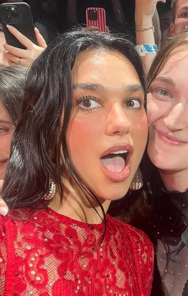 Dua Lipa hot tongue and mouth image 22