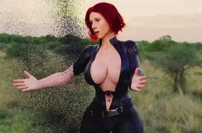 [Marvel] Thanos snaps her clothes off 😍 cover image