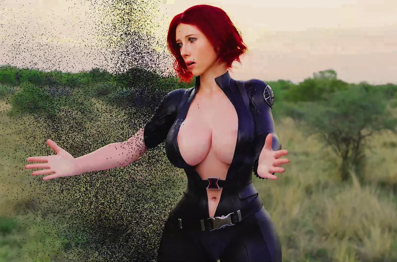 [Marvel] Thanos snaps her clothes off 😍 main image