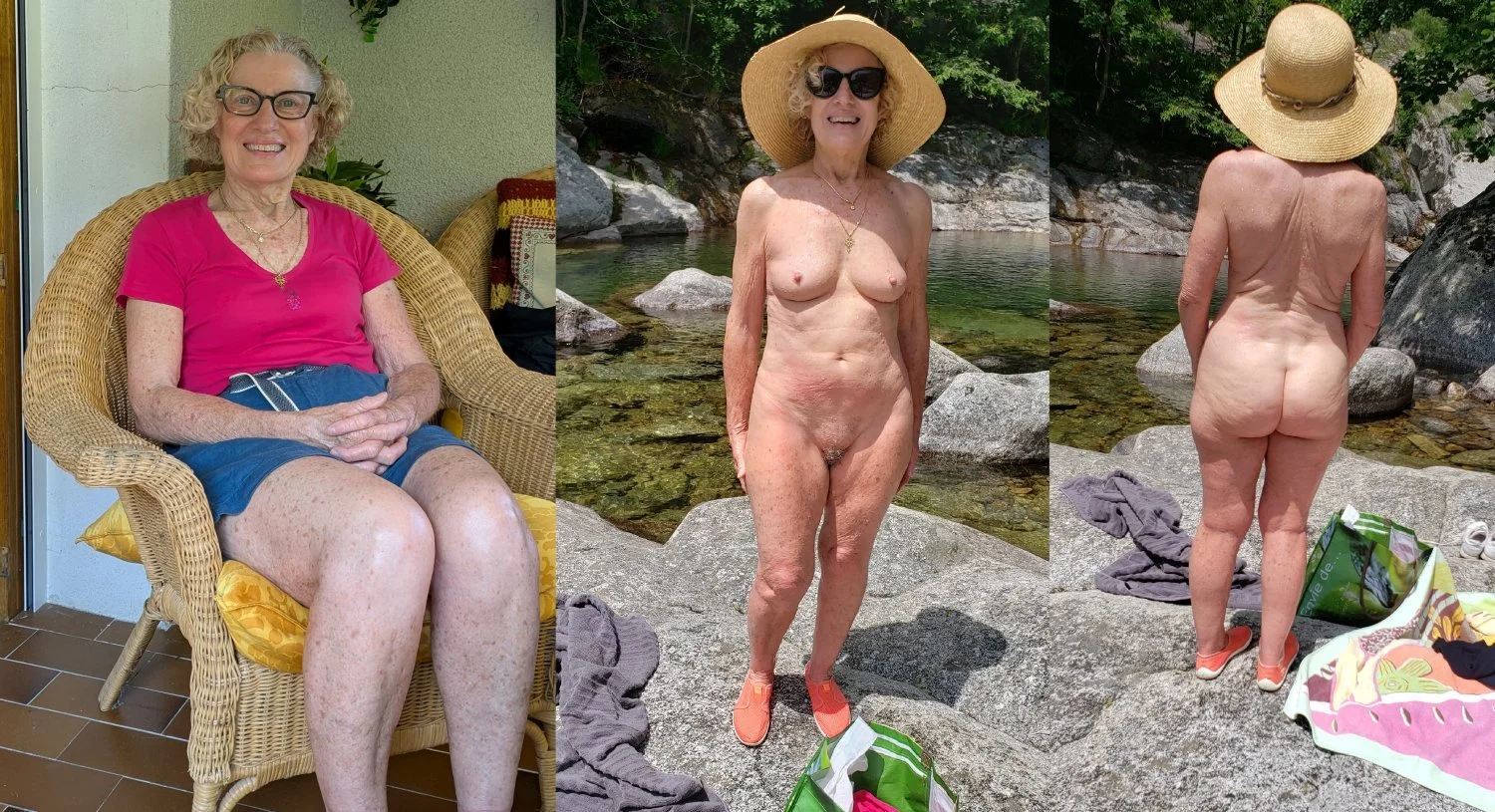 Some of cheating granny nurse Solange's outdoors-after heating hikes impossible to resist to diving image 3