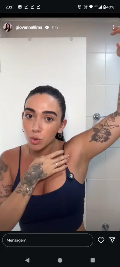 Giovanna lima falando das próprias axilas cover image
