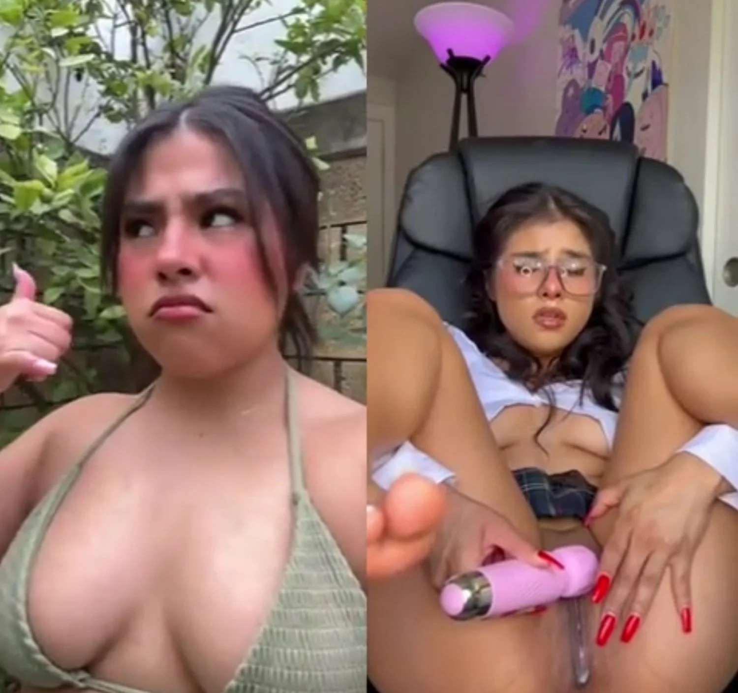 Pick a side beautiful Latina main image