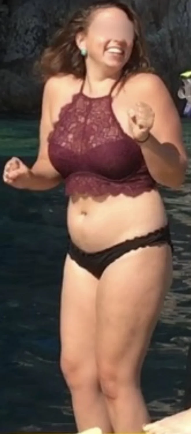 Public beach outdoor bikini curvy slut private leaks image 5
