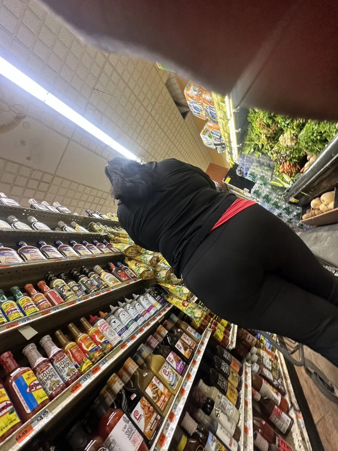 big booty latina perved on in the supermarket image 7