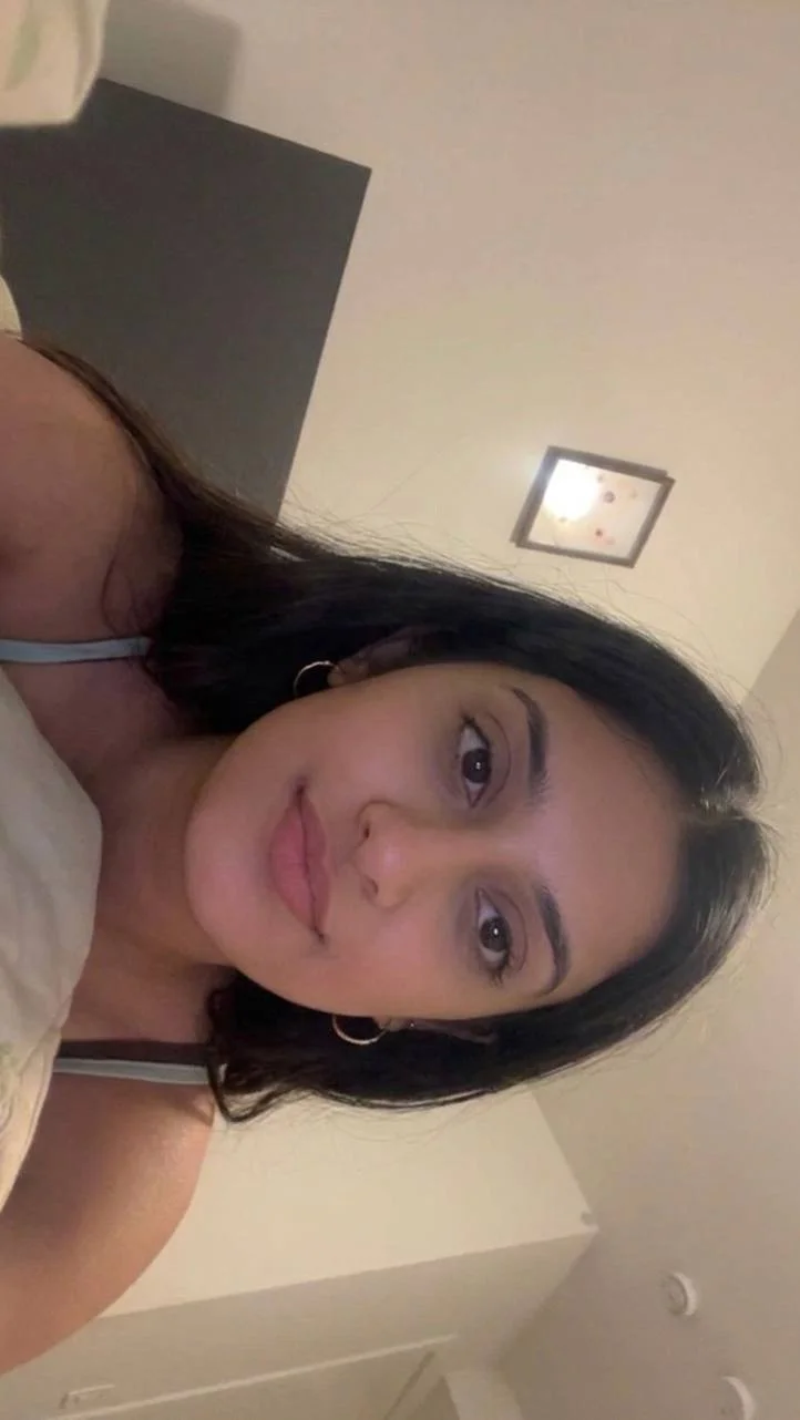 Hot punjabi baddie from abroad viral snapchat striping image 6