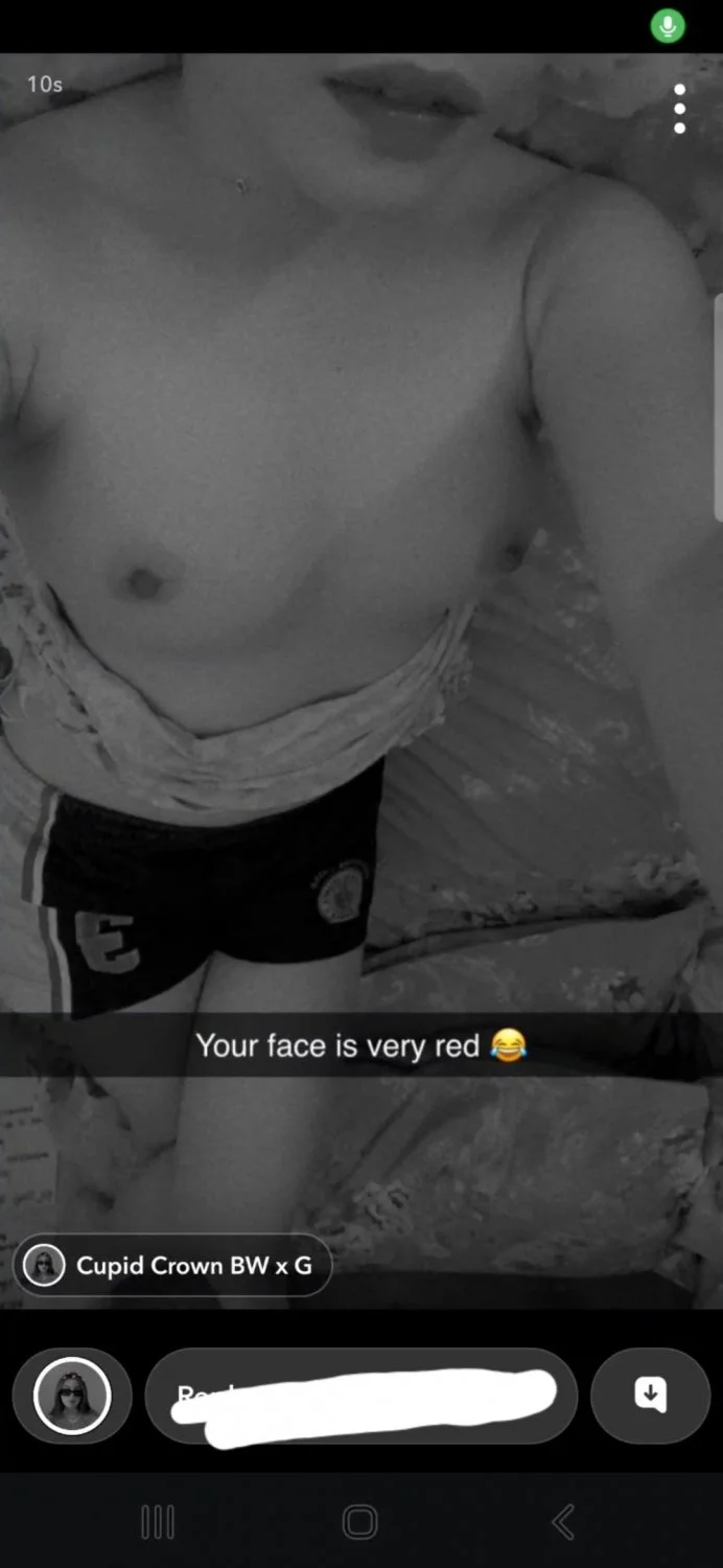 Friends Asian gf fails loyalty test due to BWC on snapchat main image