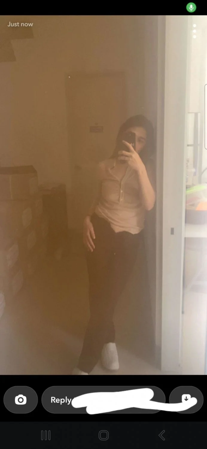 Friends Asian gf fails loyalty test due to BWC on snapchat image 9
