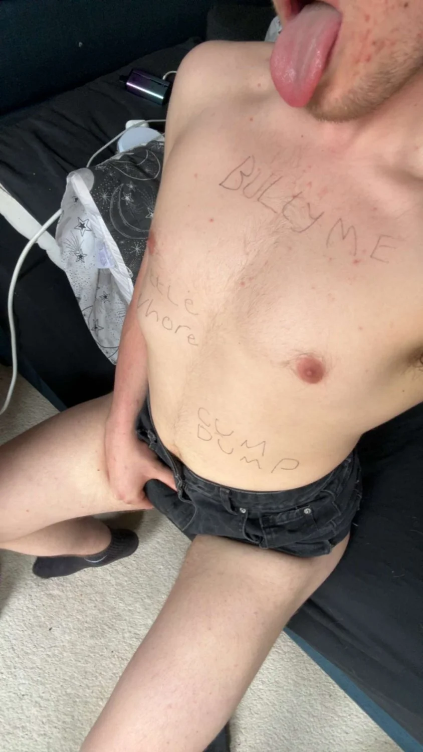 This little bitch boy just begs me to humiliate him image 2