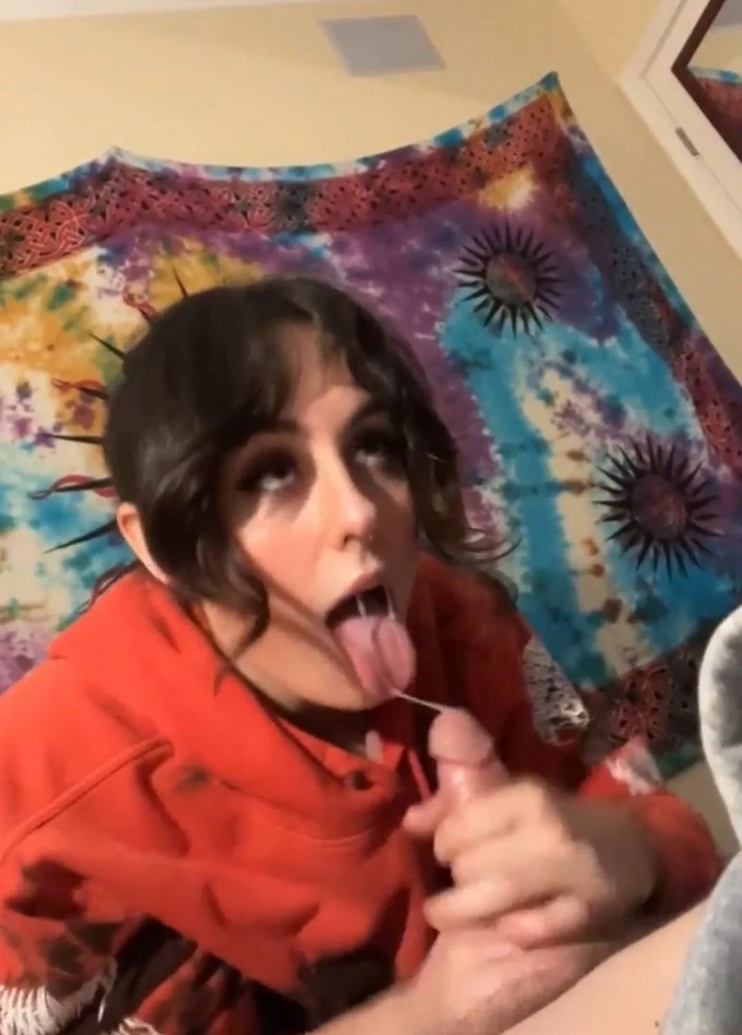 Alt slut sucking my dick main image