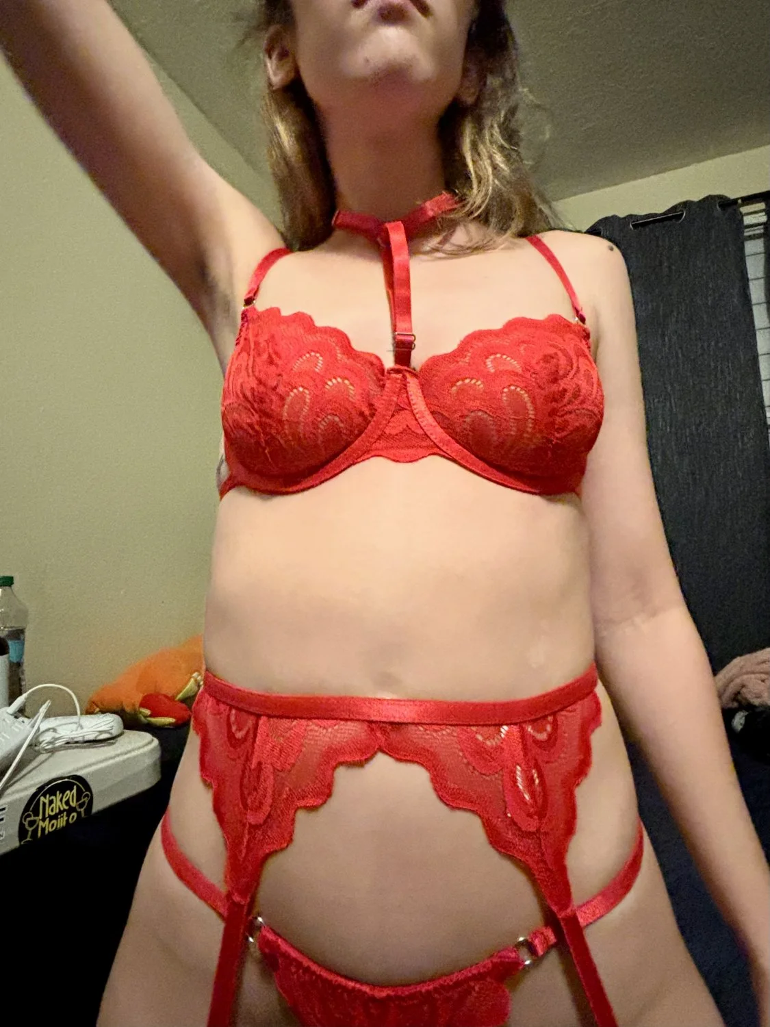 Gf thinks she looks amazing in red image 9