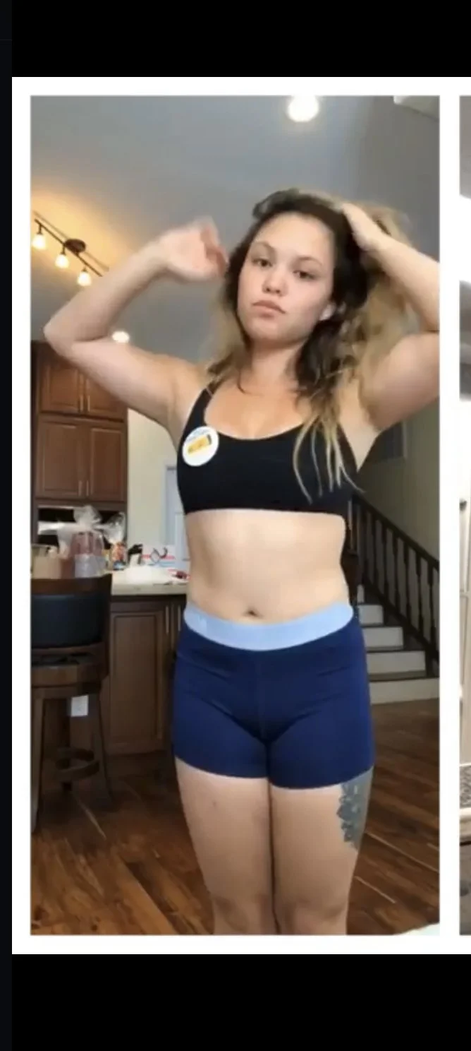 My dream thighjob slut. Love her plump body and phat pussymound image 9