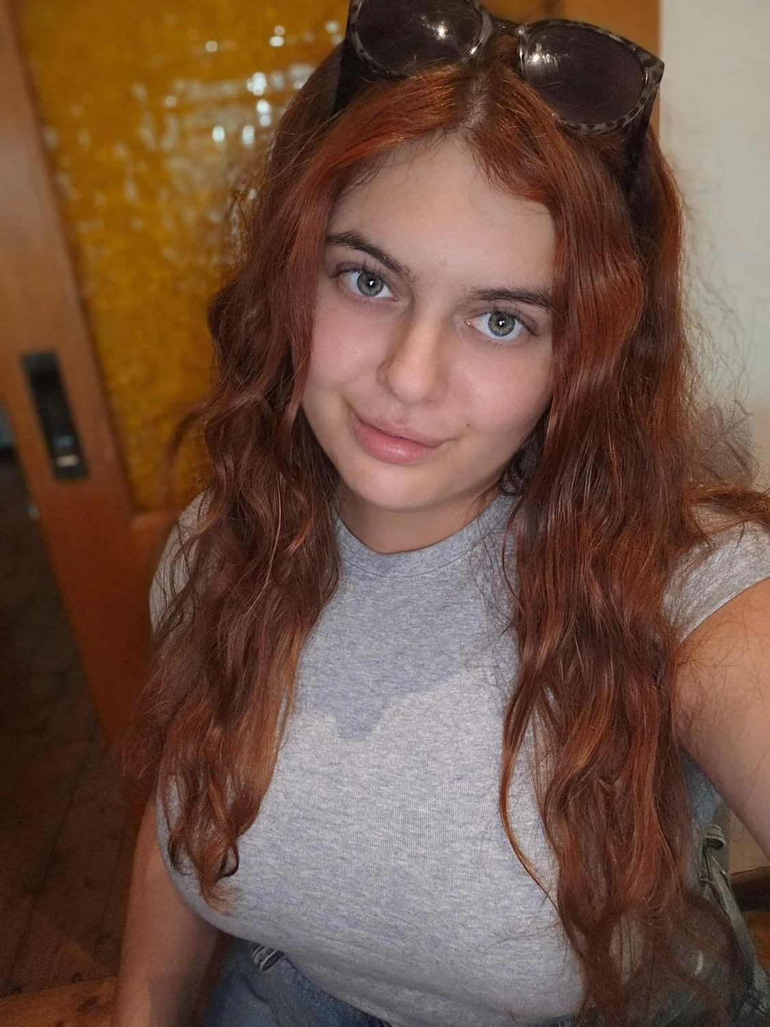 She wanted to show off her new set image 2