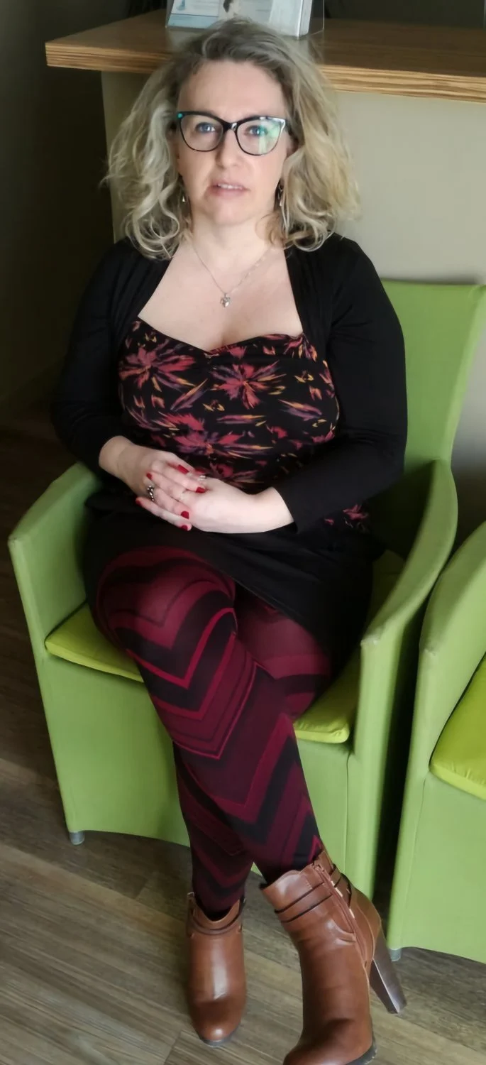 Thick Chubby Blonde Wife & Milf image 2