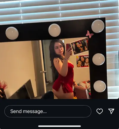 Latina milf showing ass cover image