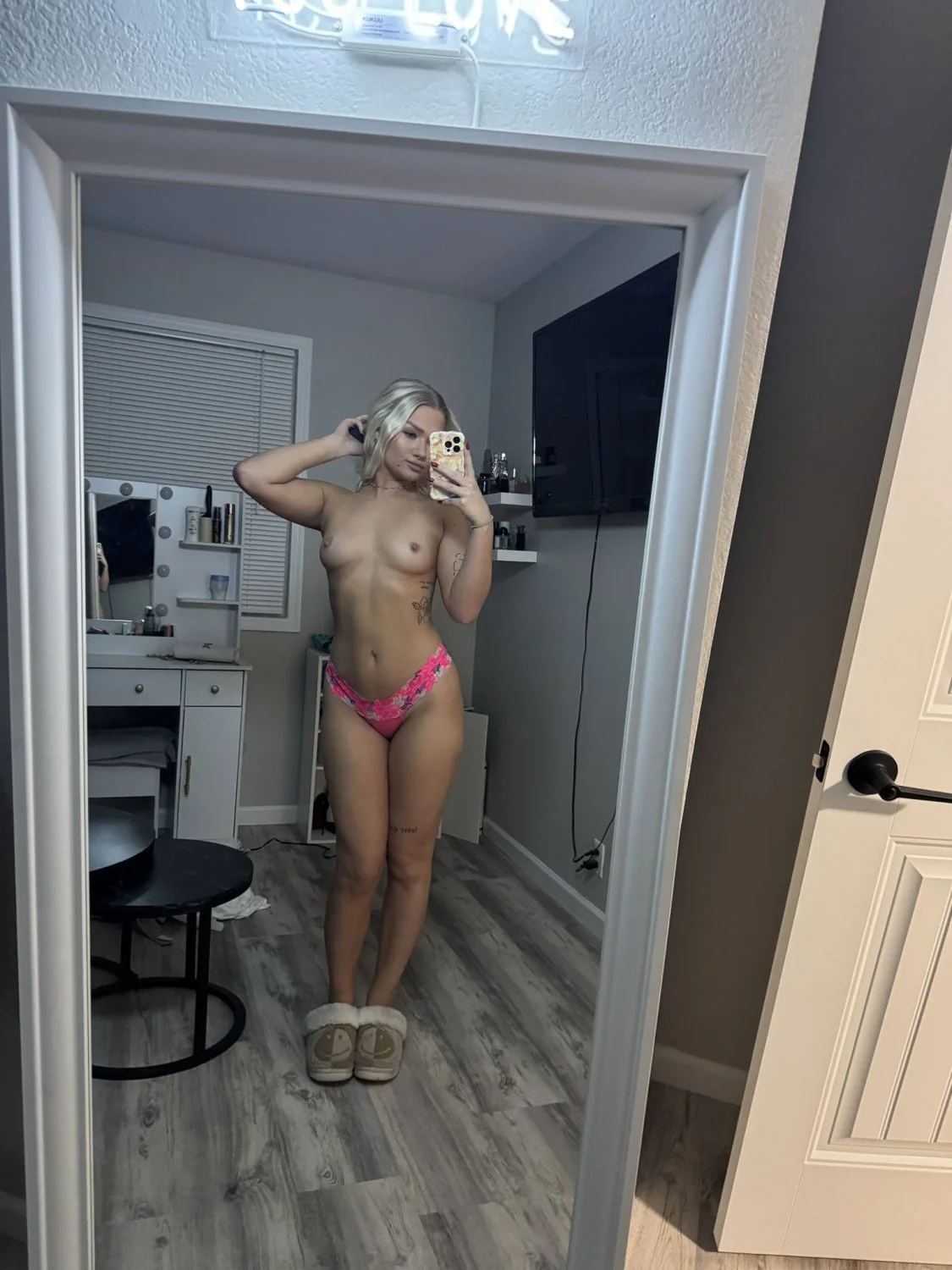 Blonde college whore image 15