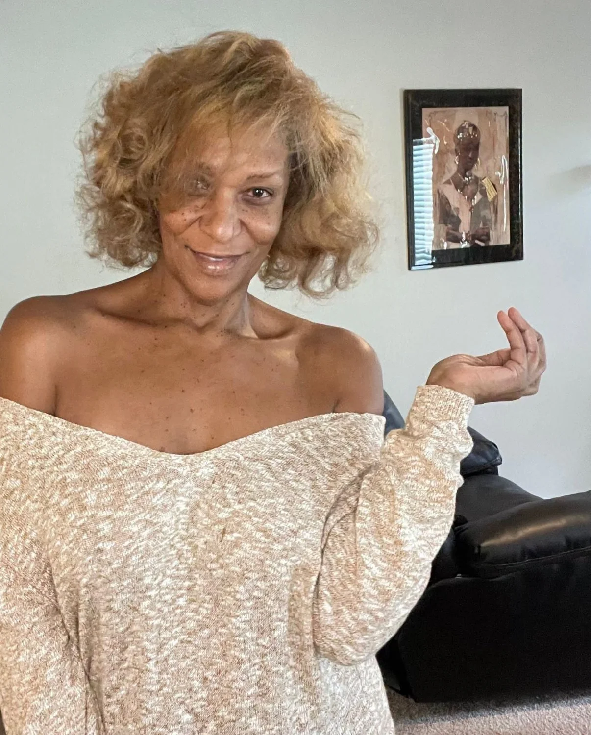 Sexy Ebony GILF Sandra image 46