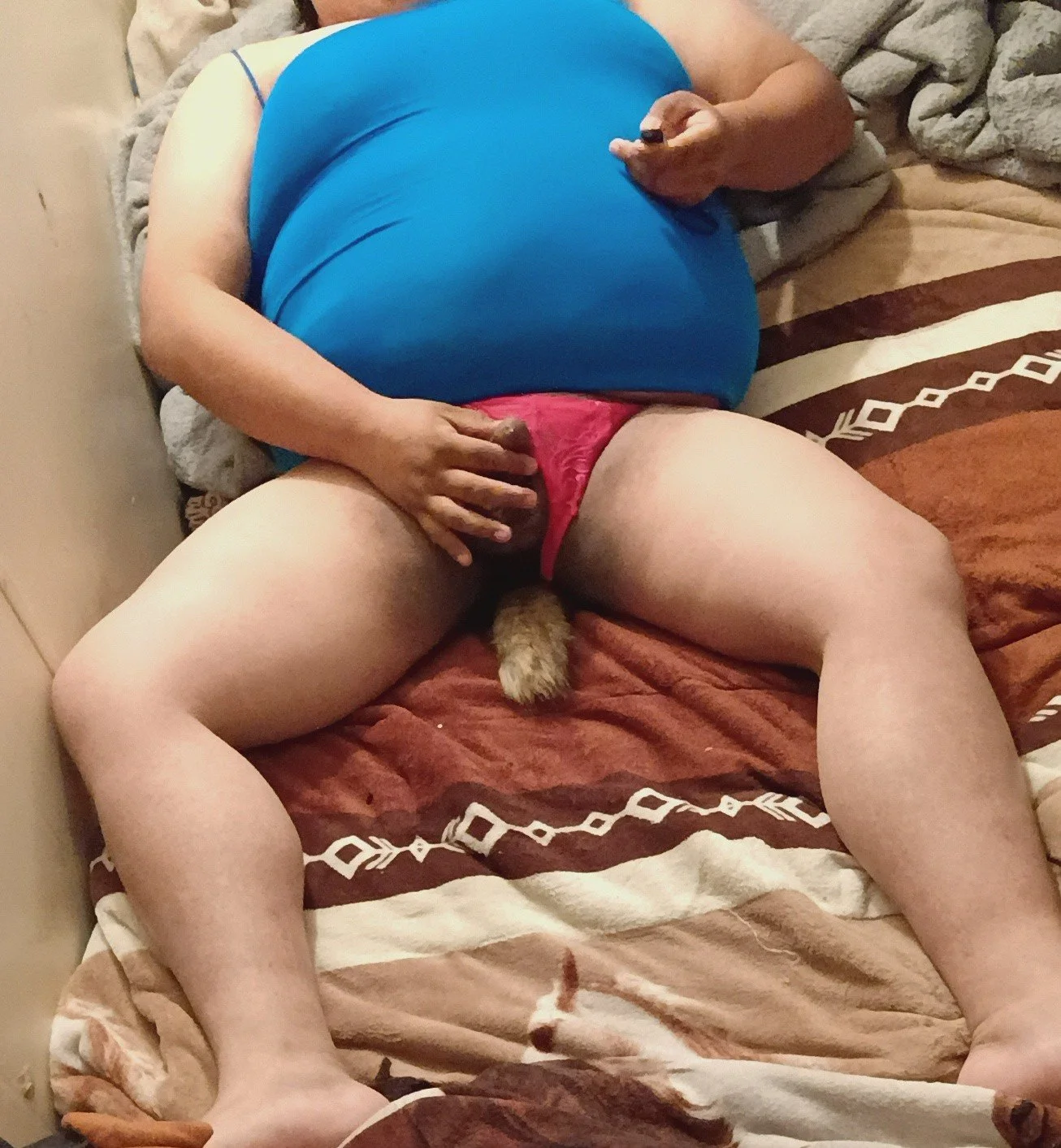 naughty brother with anal plug image 14