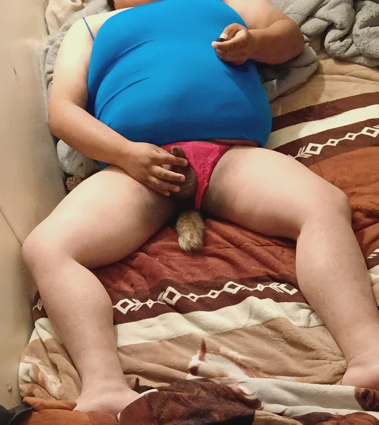 naughty brother with anal plug image 22