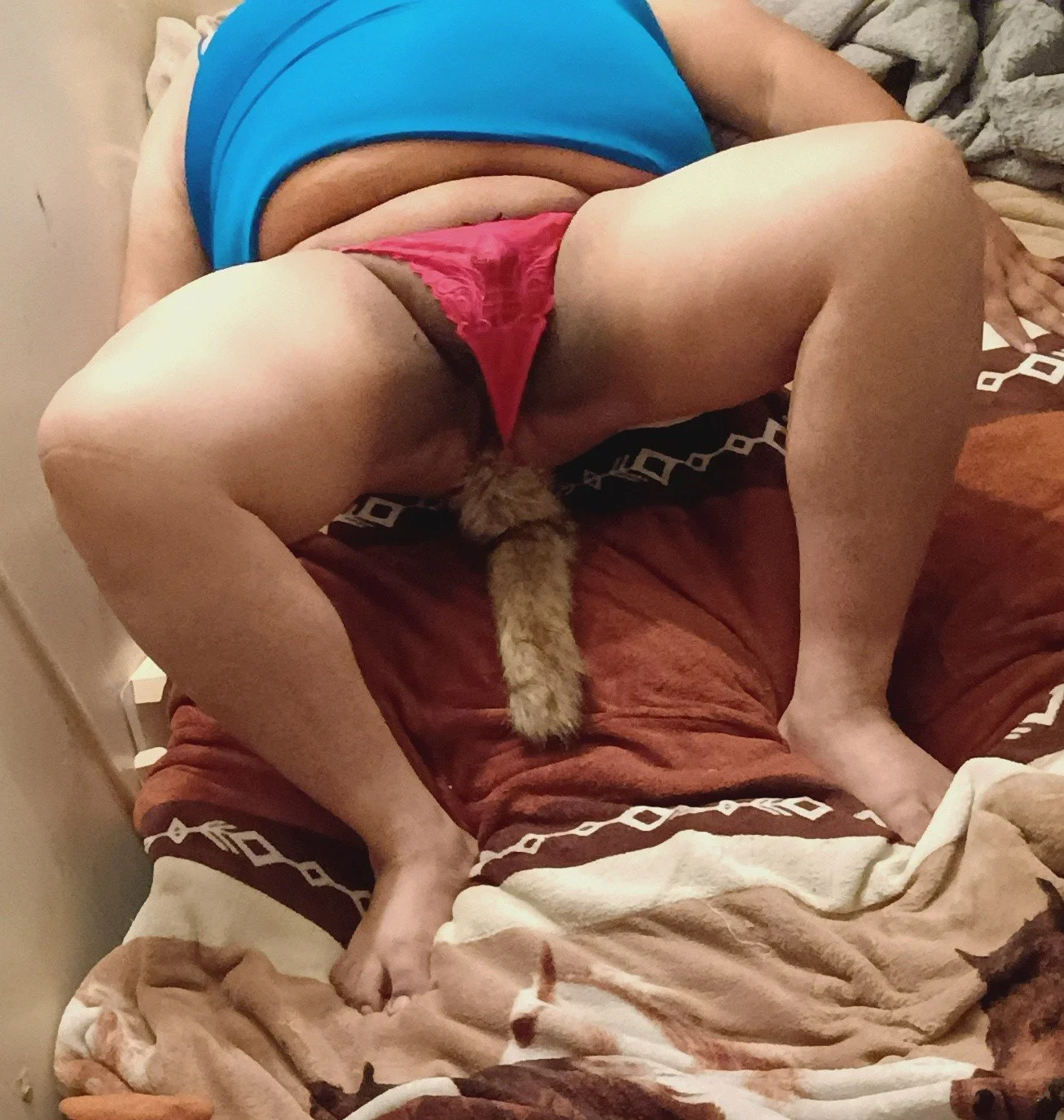 naughty brother with anal plug image 6