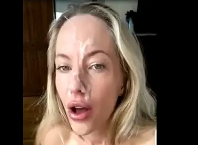 Blond Cockslave Slutwife Facial cover image