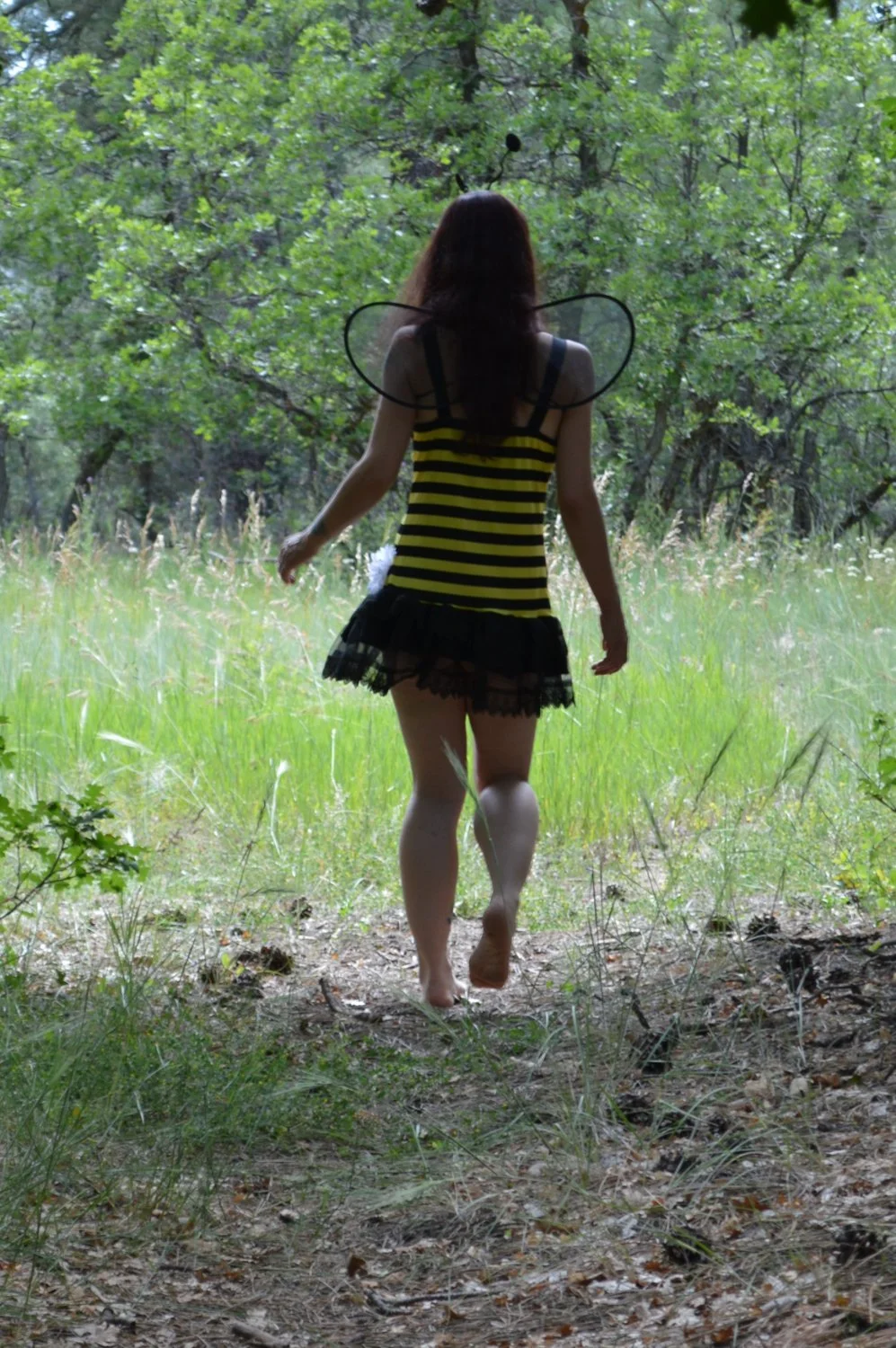 Posing Outdoors In A Bee Outfit - Durango, Colorado image 3
