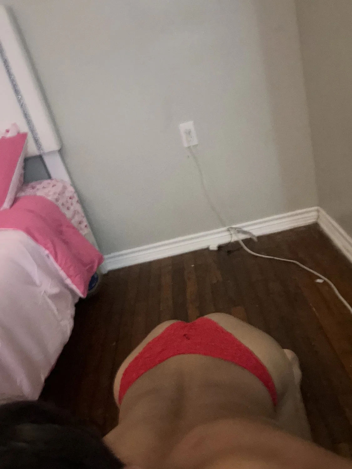 More of leaked dl closeted sissy fag using gf thongs image 22