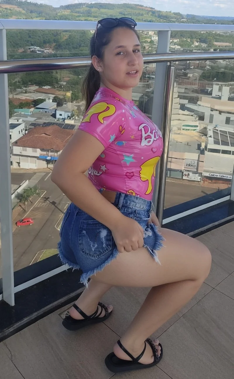 Essa gostosa é fã da Bárbie e ama roupas rosas. Parte 4. IA - AI image 44