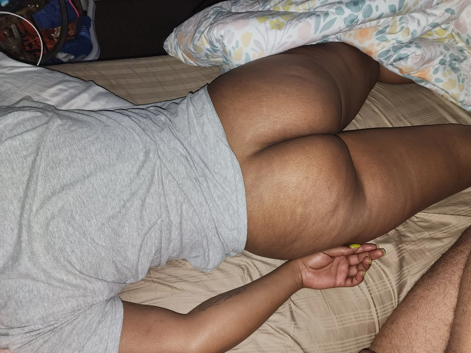 Nut on my lil sister in her sleep 😈 image 4