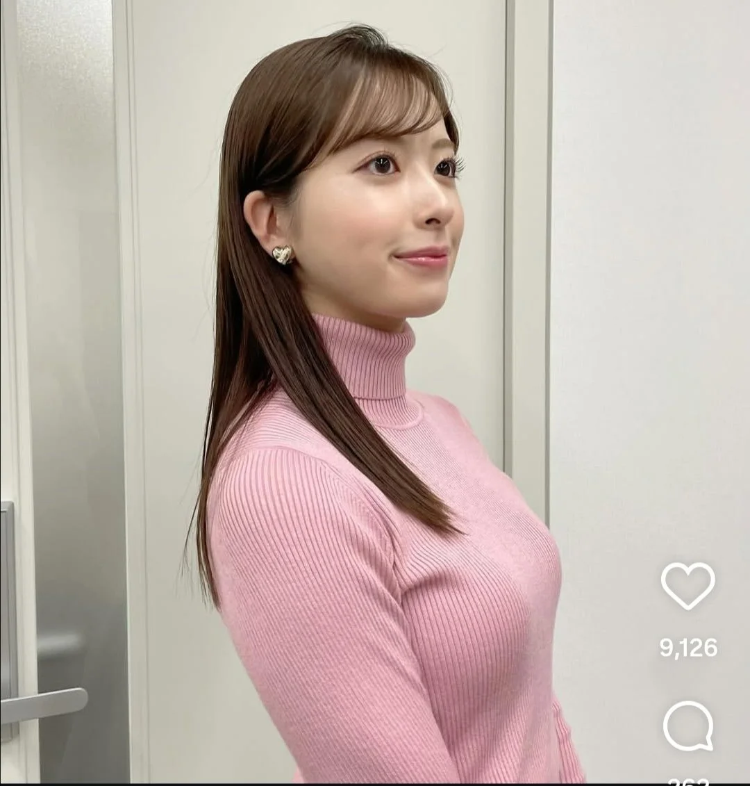 🔚Japanese　顔抜き　アナウンサー　田原萌々　ソフトエロ　一発やりたい image 13