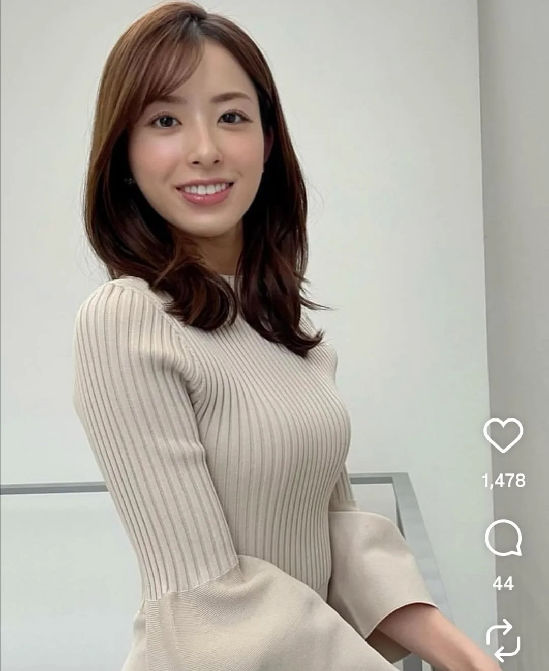 🔚Japanese　顔抜き　アナウンサー　田原萌々　ソフトエロ　一発やりたい image 15