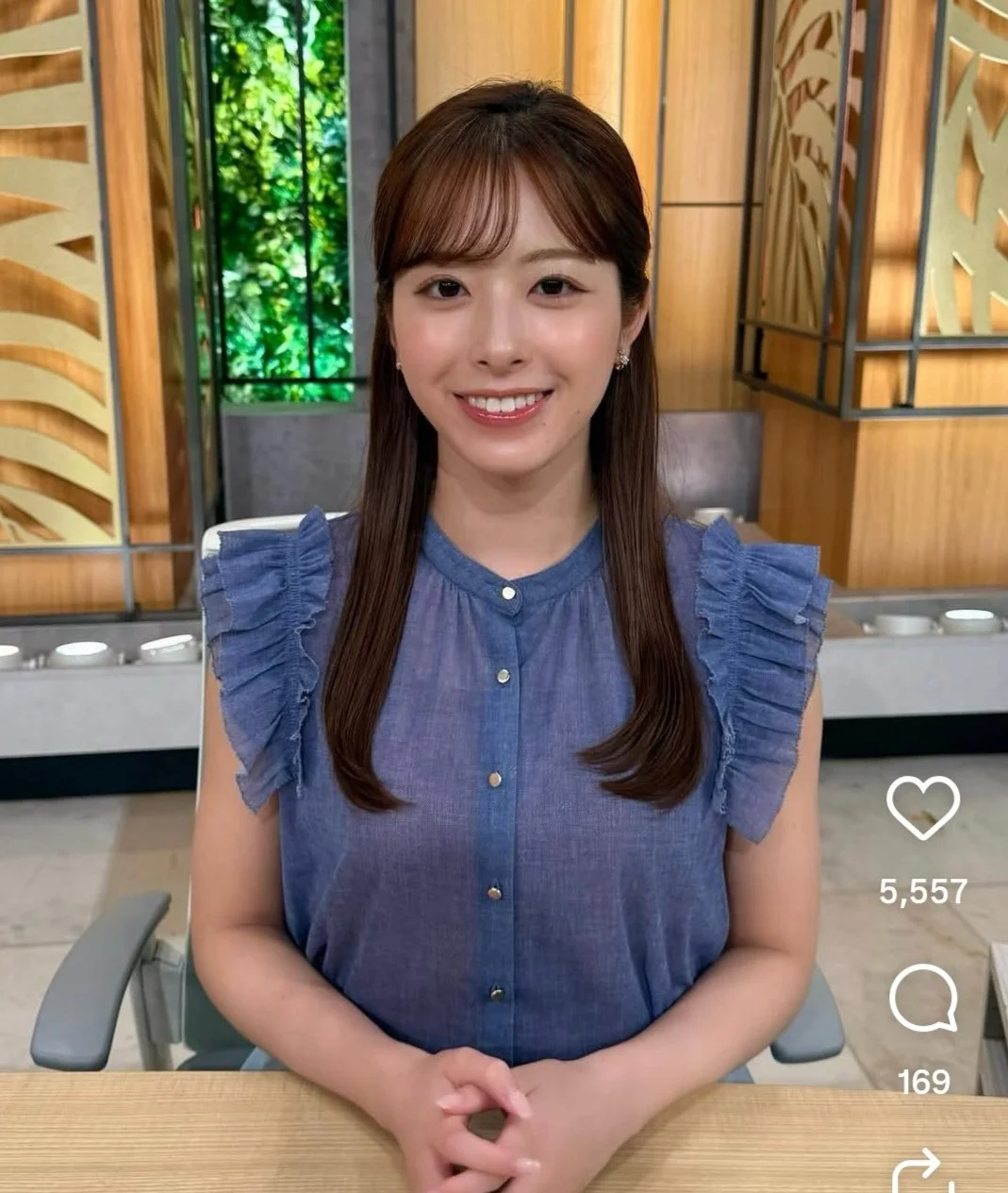 🔚Japanese　顔抜き　アナウンサー　田原萌々　ソフトエロ　一発やりたい image 17