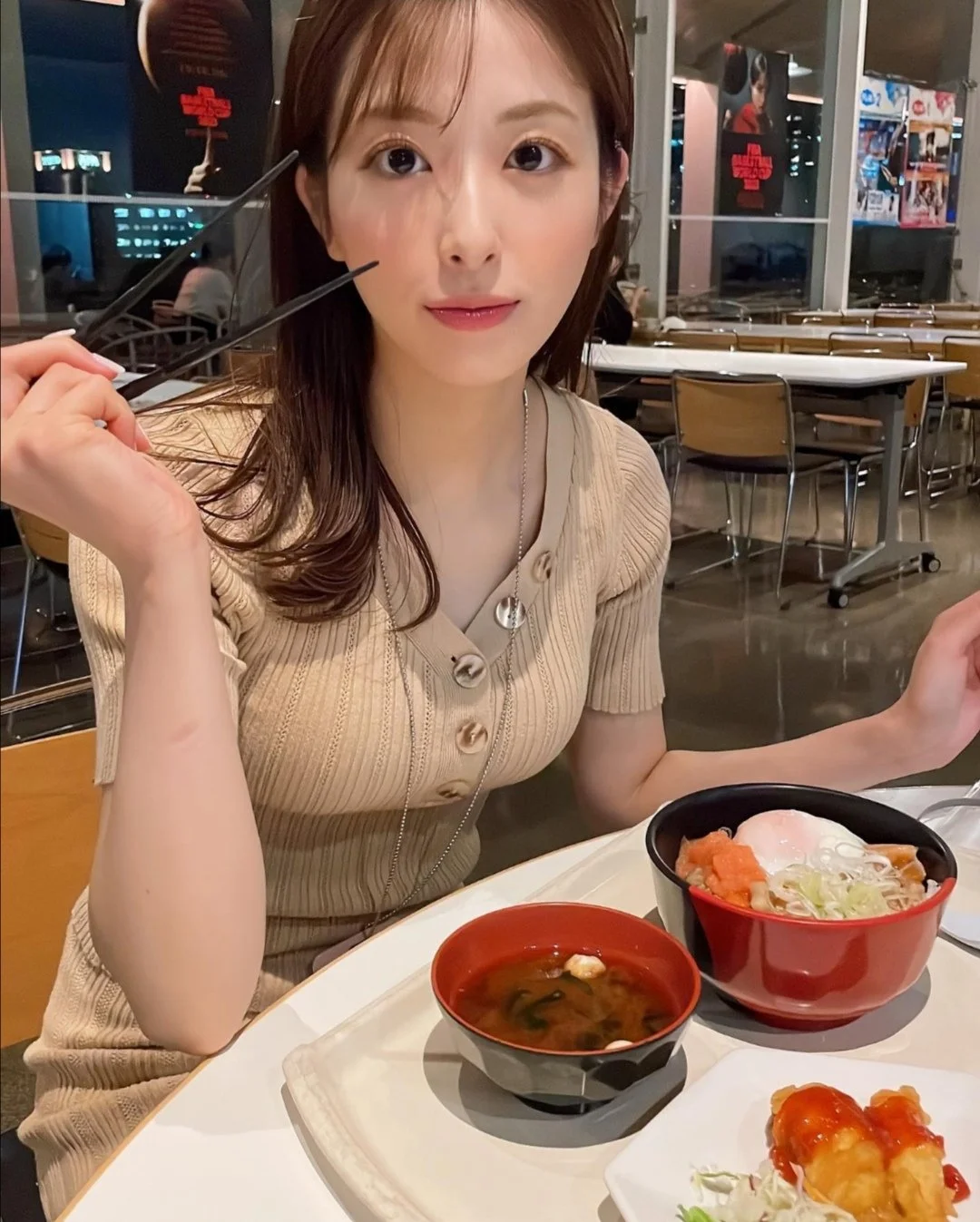 🔚Japanese　顔抜き　アナウンサー　田原萌々　ソフトエロ　一発やりたい image 4