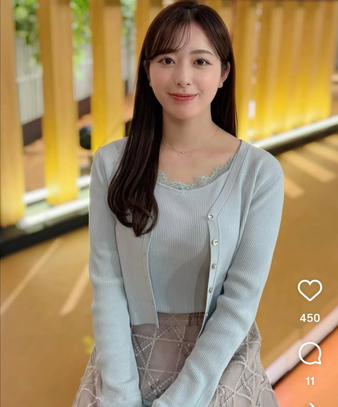 🔚Japanese　顔抜き　アナウンサー　田原萌々　ソフトエロ　一発やりたい image 8