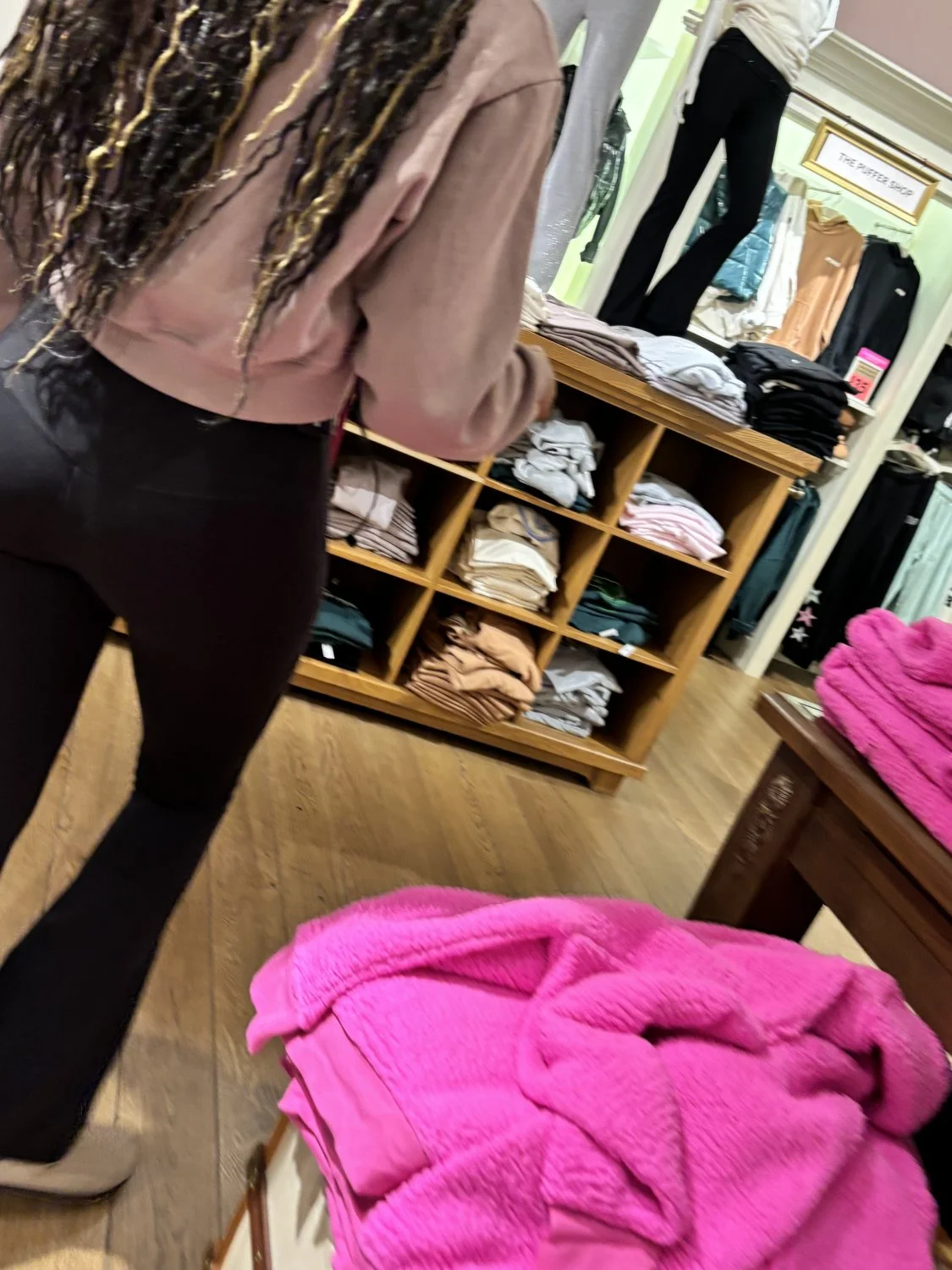 Black leggings slim booty image 18