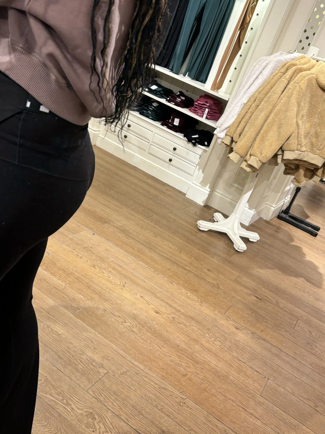 Black leggings slim booty image 8