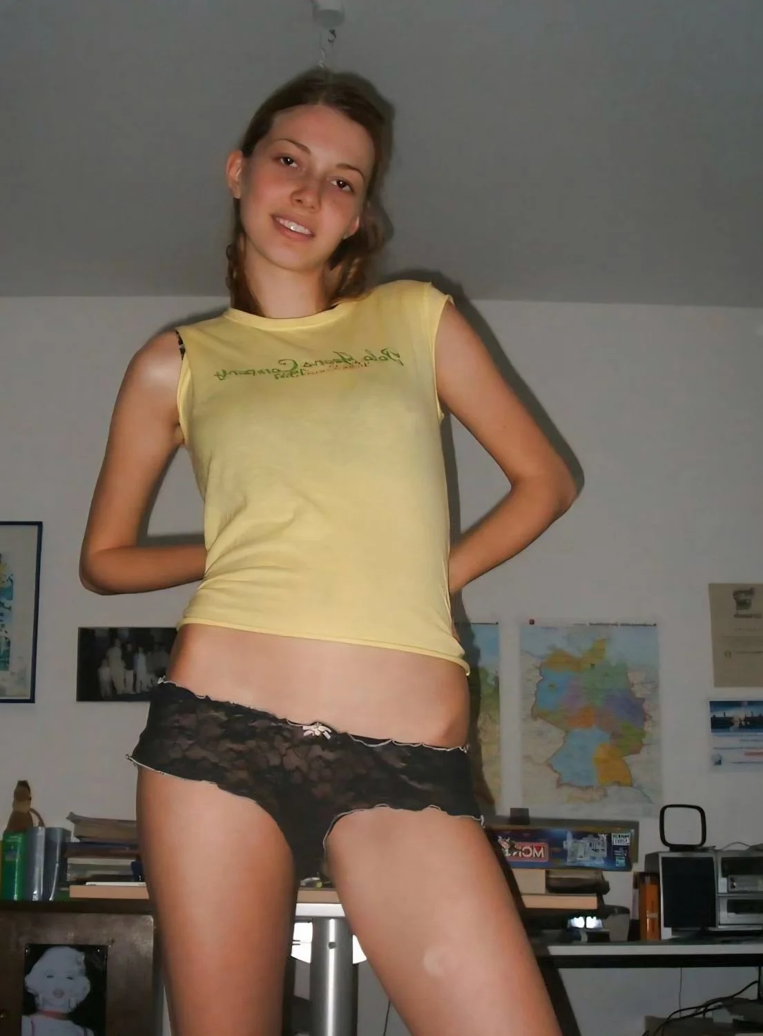 Girlfriend after shower main image