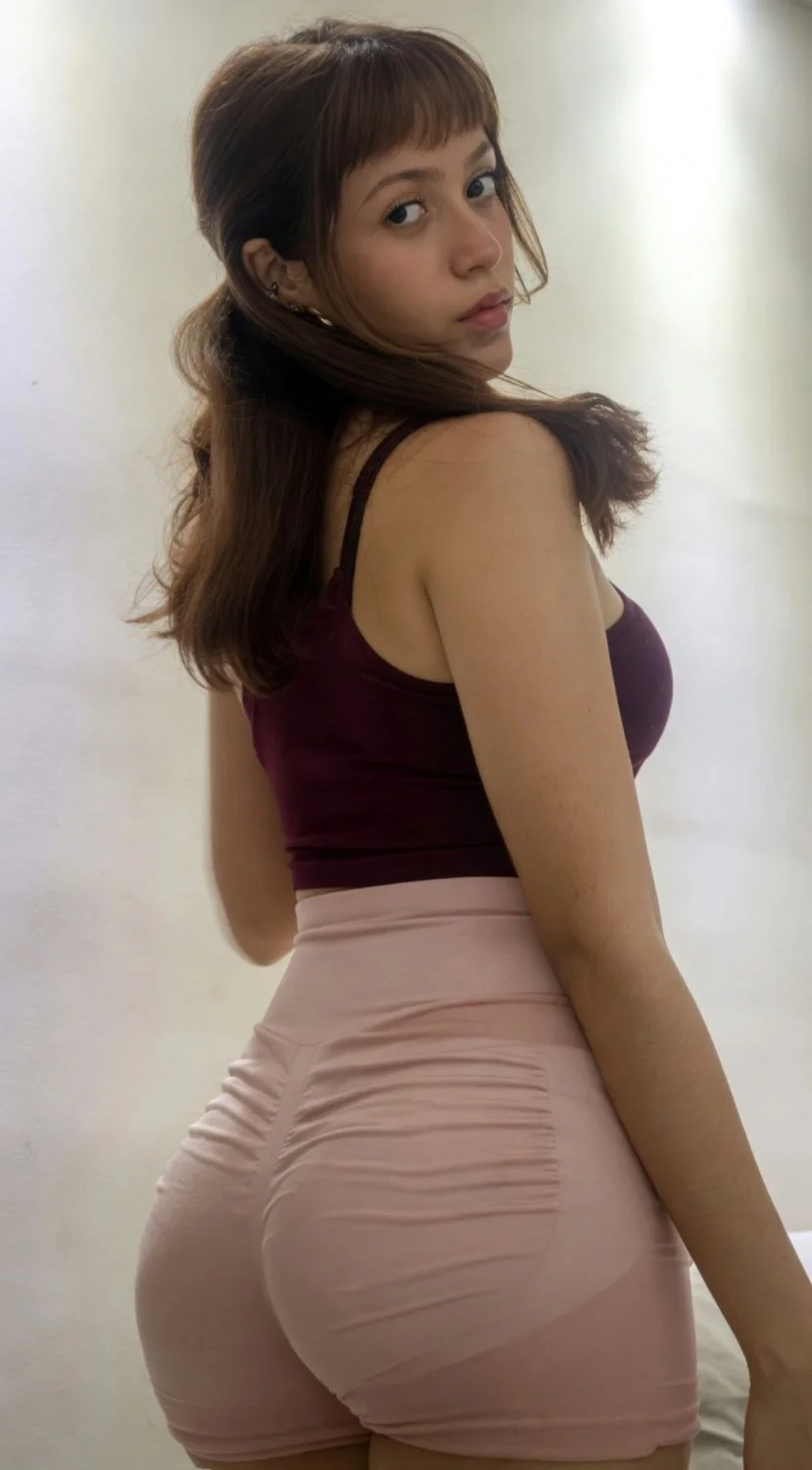 Novinha rabuda branquinha caiu na net empinando a buceta image 3