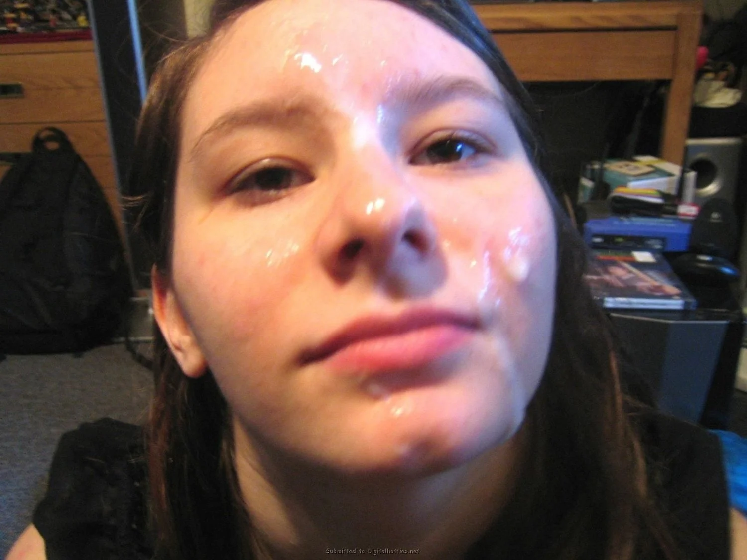 Brunette Cum Dump image 18