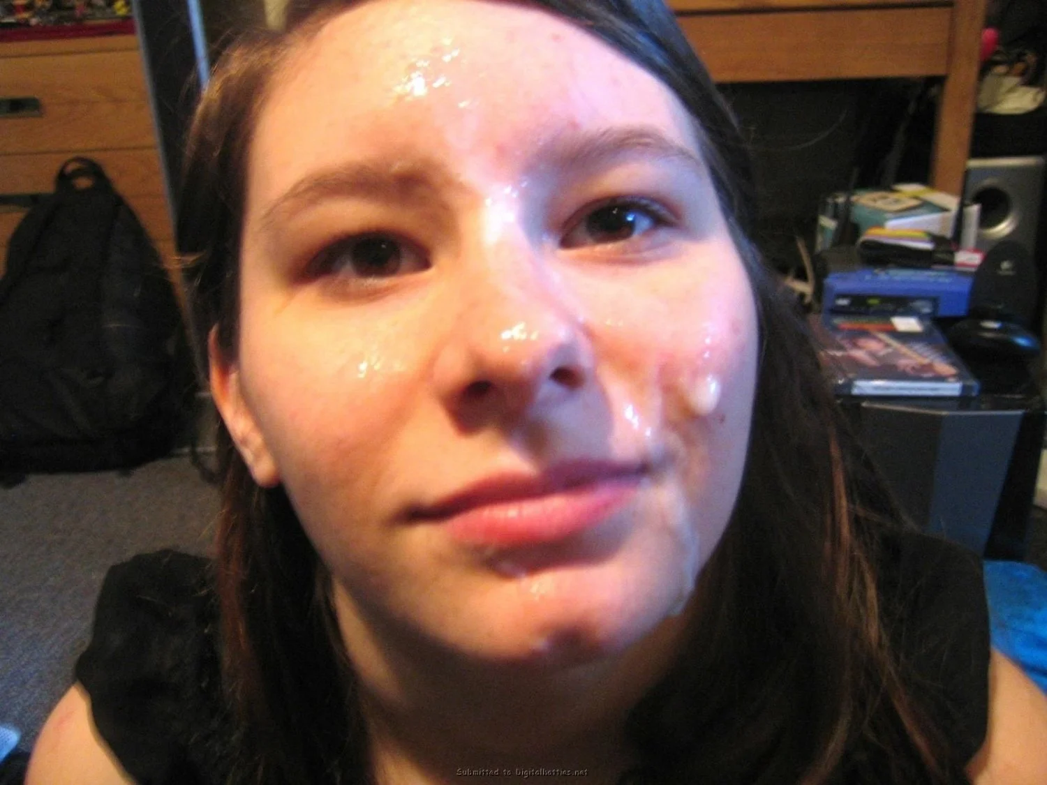 Brunette Cum Dump image 19