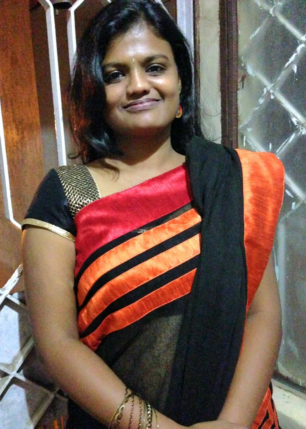 Thick Indian Big Boob Milf Dressed Undressed image 1
