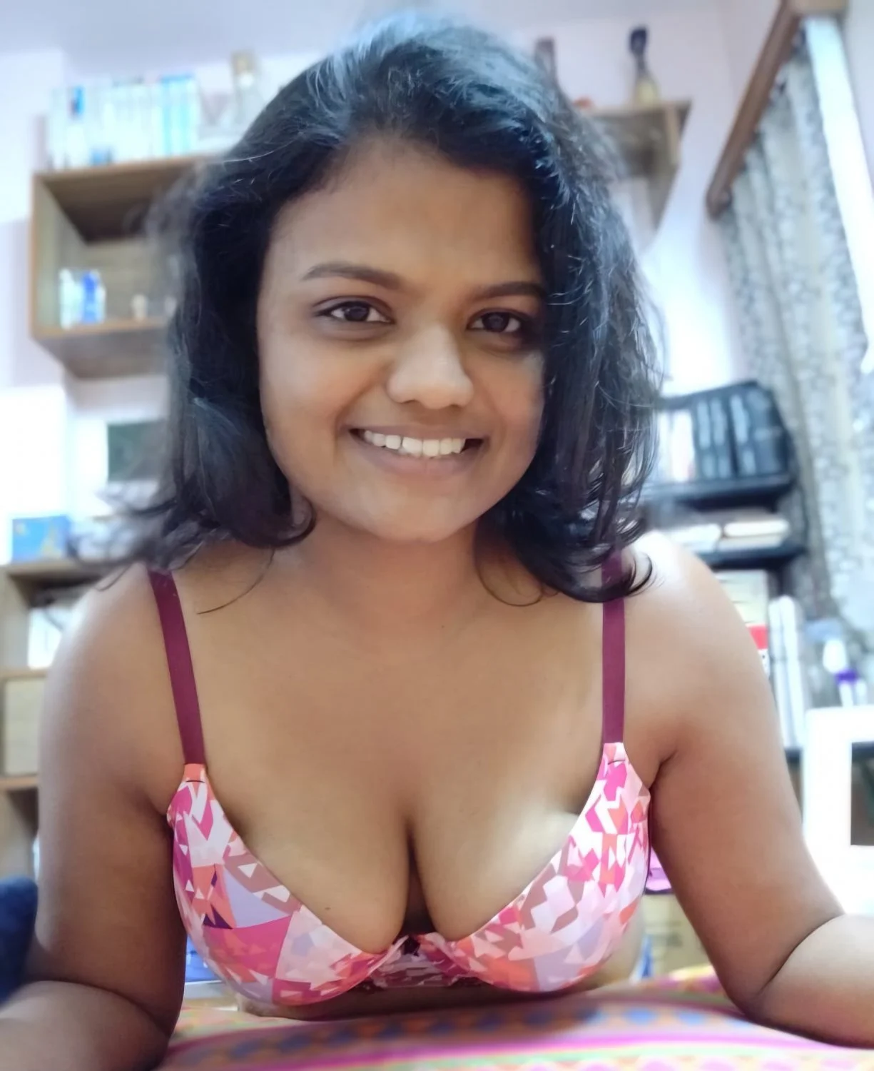 Thick Indian Big Boob Milf Dressed Undressed image 9